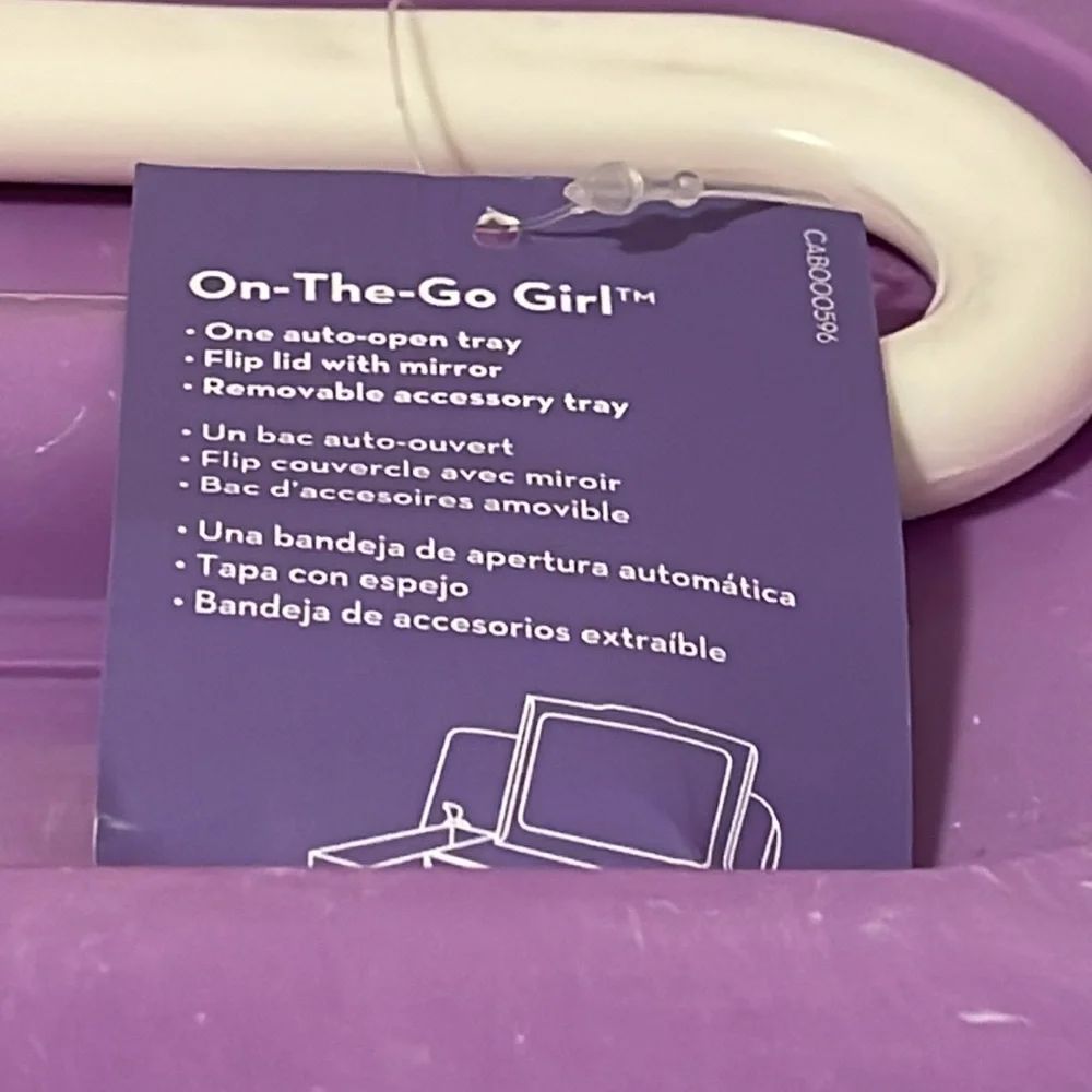 Cosmetic case On the Go Girl - Lilac Marble 💝🎁 - Picture 6 of 6